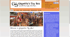 Desktop Screenshot of geppettostoybox.com